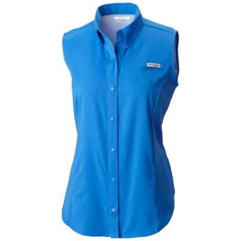 Columbia Overhemd Dames, PFG Tamiami Sleeveless Blauw, 87PYJZHMW